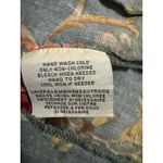 Denim & Supply Ralph Lauren  Avery Swing Floral Blouse Boho Ruffle (XS)Dusty Blue Photo 6