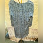 Pleione Anthropologie  Tunic Dress Geometric blue and white medium-large NWT Photo 1