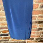 Fabrice Silhouette Navy Blue Gold Beaded Sequin Mini Slip Dress Women's Size 6 Photo 2