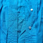 Liz Claiborne : Blue Linen Cardigan Photo 3