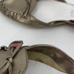 Michael Kors KORS Slingback Ballet Shoes Sz 6M Metallic Bow Coquette Preppy Photo 7