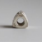 Pandora  Authentic 925 Ale Sterling Silver Triangle with “S” Charm. Photo 1