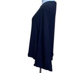 Cloth & Stone  Anthropologie Black Bell Sleeves Long Sleeve Viscose Blouse XS Photo 3