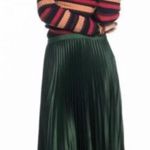 Scotch & Soda  Green Pleated High Rise Skirt Photo 2