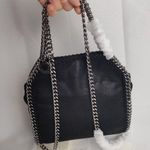 Stella McCartney Black Mini Falabella Shoulder Bag Tote Photo 2