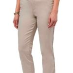 Democracy  ab solution high rise trouser flax taupe Size 14 Photo 0