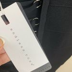 Endless Rose Revolve  Black Knitted Pencil Lace-up Front Skirt Photo 6