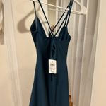 Windsor Hunter Green  Satin Dress Photo 1