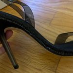 Good American Black Sling back Heel Crystal Crush Size 7.5 $195 MSRP Photo 6