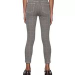 frame denim Frame Women’s Le High Skinny Crop Jeans Plaid Size 00 NEW Photo 1