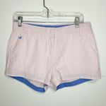 Southern Marsh  Womens Sz 2 Brighton Shorts Seersucker Pink White Blue Trim Photo 0