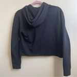 Guess  Jeans Hoodie Womens Cropped Black Hooded Sweatshirt Size XS Y2K Photo 1