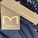 Maloom Black Sequin Cocktail Dress Size 4 Photo 12