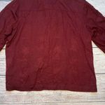 Caribbean Joe VTG 90s‎  Red Palm Tree Print Button Down Shirt Womens XL Blouse Photo 8