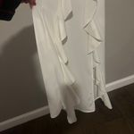 Pretty Little Thing s maxi dress white off the shoulder ruffle bottom Photo 1