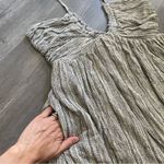 Prómesa Promesa Halter Midi Dress Black Cream Back Tie Boho Vacation Photo 2