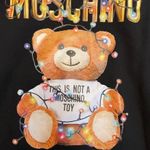 Moschino New With Tags  Teddy Bear Christmas Lights Hoodie Photo 1