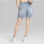 Wild Fable  Light Acid Wash Highest Rise A-Line Denim Shorts 14/32‎ Photo 3