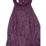 City Triangles Lace Front Purple Halter Dress 15 Photo 2