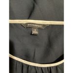 Banana Republic Blouse Womens Small Black Short Sleeve Sheer Office Top Workwear Photo 3
