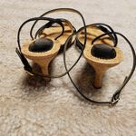 Touch of Nina  Black Strappy Heels 6M Photo 6