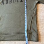 Nobull NEW  Womens Performance Training Hoodie Drawstring Small Olive Green Photo 9
