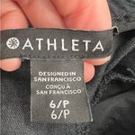 Athleta Cabo Linen Jogger pants zip pockets in black sz 6 petite Photo 5