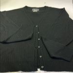 Sandro Black Ribbed Men's Sweater Size XL Photo 9