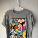 Disney  100 Gray Character Collage Graphic Tee Size‎ XL Mickey Lilo Stitch Photo 1