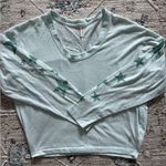 Free People Movement‎ Top Womens XS Melrose Star Light Green Beachy Gym Workout Photo 0