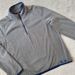 L.L. Bean 1/4 Zip Pullover Fleece Gray Outdoor Hiking Light Jacket Size XL Photo 8