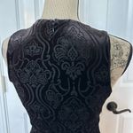 Forever 21 Velvet Pattern Black Jumpsuit Photo 4