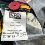 LHD Romper Shorts Faux Wrap Elastic Pineapple Fruits Art Deco Art to Wear S NWT Photo 2