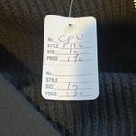 Central Park West  Women's Black Chunky Knit Full Zip Hoodie Size L NEW Photo 3