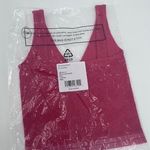 Free People NWT Solid Rib Brami Crop Top In Cherry XS Small XS/S Photo 3