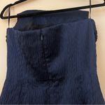 Tove Ida Bow Strapless Top Navy Blue Size 6 Photo 10