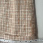 Shaun Justin Tan and Cream Tweed cuffed Y2K mini Shorts Photo 6