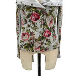Anthropologie Saturday Sunday Florascape Moto Jacket Sweatshirt Gray Size Small Photo 3