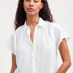 Madewell  Classic White Cotton‎ Modal Shirt Size XL NWT Photo 0