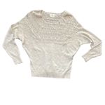 Urban Outfitters Pins& Needles Long Sleeve Cream Dolman Sleeve Knit Sweater Photo 1