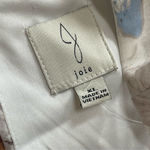 Joie  Paisley Silky Satin Sleeveless Slip Midi Dress Size XL Silver Blue Photo 10