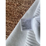 Lady Hagen  White Sweater Vest L Argyle Diamond Knit Sleeveless Pullover Cotton Photo 5