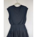 Free People Dress Black Jazzy Jersey Mini Lace Trim A Line Soft Grunge Small Photo 9