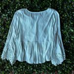 ARULA Light Green Lace Blouse Blue Size c Photo 1