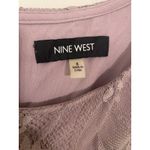 Nine West Dusty Purple Lace Bell Sleeve Knee Length Dress Sze 8 Fairy Cottage Photo 3