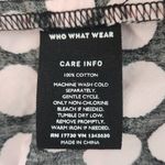 Who What Wear  Black and Pink Polka Dot Shirt Dress Size Medium Polka Dot Mini Photo 7