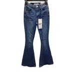 Almost Famous Size 0 Denim High Rise Flare Jeans. New With Tags. Photo 4