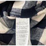 J. Crew Blue Buffalo Plaid Flannel Wool Blend Half Zip Popover Shirt Jacket‎ XS Photo 4