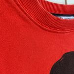 ZARA  Disney Mickey Mouse Red Graphic Sweatshirt Further Imagination Cropped M Photo 11