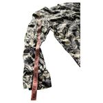 Valerie Stevens Vintage Valerie Steven’s 100% silk long sleeve floral blouse ivory/gray 10 Photo 9